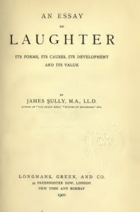 James Sully Essay on Laughter