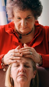 Ruth Kaye, a spiritual healer who works within the NHS