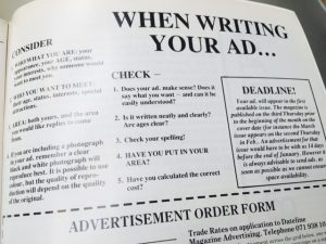 'When writing your ad' guidelines